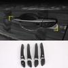 For Hyundai Kona 18-22 Carbon Fiber ABS Side Door Handle Molding Cover Car Trim