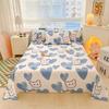 1pc Bed Sheet + 2pcs Pillowcase 100% Cotton Bed Cover King Queen Size Soft Pure Cotton Bed Flat Sheet 250x270cm