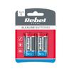 2x Pilha Alcalina Rebel LR14 R14 C 1.5V