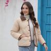 Nuova Giacca Imbottita in Cotone Ins Giacca Sottile Imbottita in Cotone Giacca Imbottita Piccola Moda Primavera e Autunno Abbigliamento Donna Cappotto Stile Piccolo Fragrante