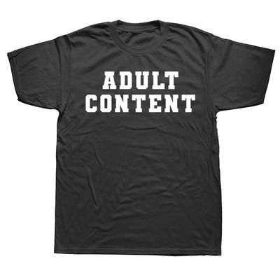 TRIČKO S OBSAHEM PRO DOSPĚLÉ Humor Vtipné 18 Let Dospívání Trička Humor Streetwear Tričko Krátký Rukáv Unisex Volné Oblečení