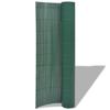 VidaXL Clôture de jardin Double face PVC 90 x 500 cm Vert