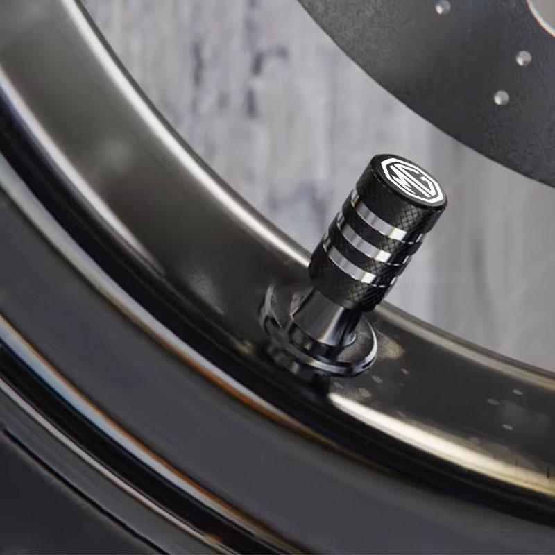4pcs Car Wheel Tire Valve Stem Caps Airtight Cover For MG Morris Garages MG 6 3 5 7 TF ZR ZS HS GS GT Hector Car Accessories tcl6