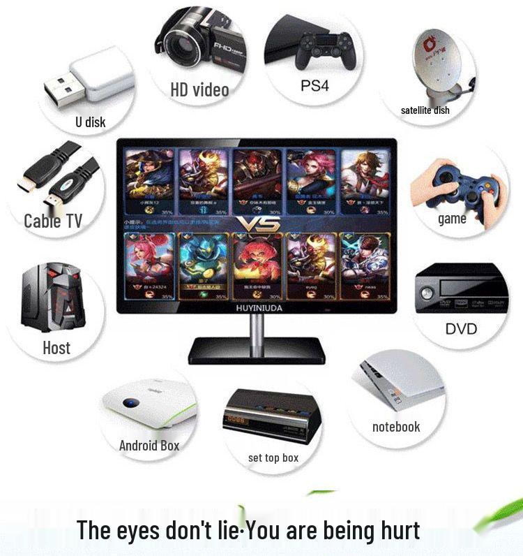 24-inch Anti-Blue Light Monitor for Office, Home, or Gaming