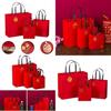Durable Reusable 2022 Tiger Year Zodiac Chinese New Year Gift Packaging Paper Bag