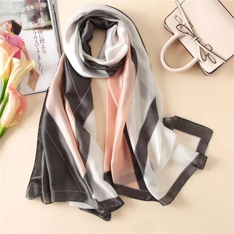 180*90cm muffler new Luxury Brand Scarf Women Shawls Wraps Spring Hijab Bufanda Foulard Female Bandana Beach Stoles Silk