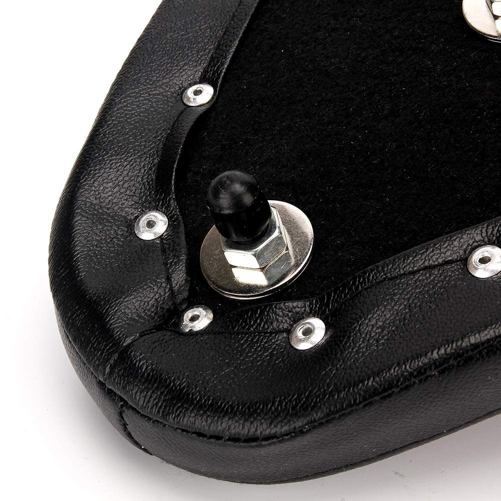 Karun Motorcycle Custom Solo Spring Bracket Seat with Hard Bottom for and More Seat A Bronze Bracket Spring Honda, Yamaha, Kawasaki, Suzuki, Chopper,