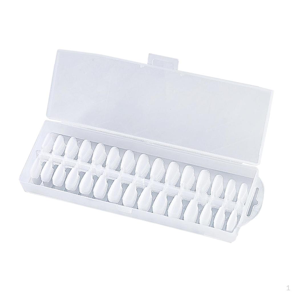 240 Pieces Clear Fake Nails Artificial French Tips for Party Stage performance DIY