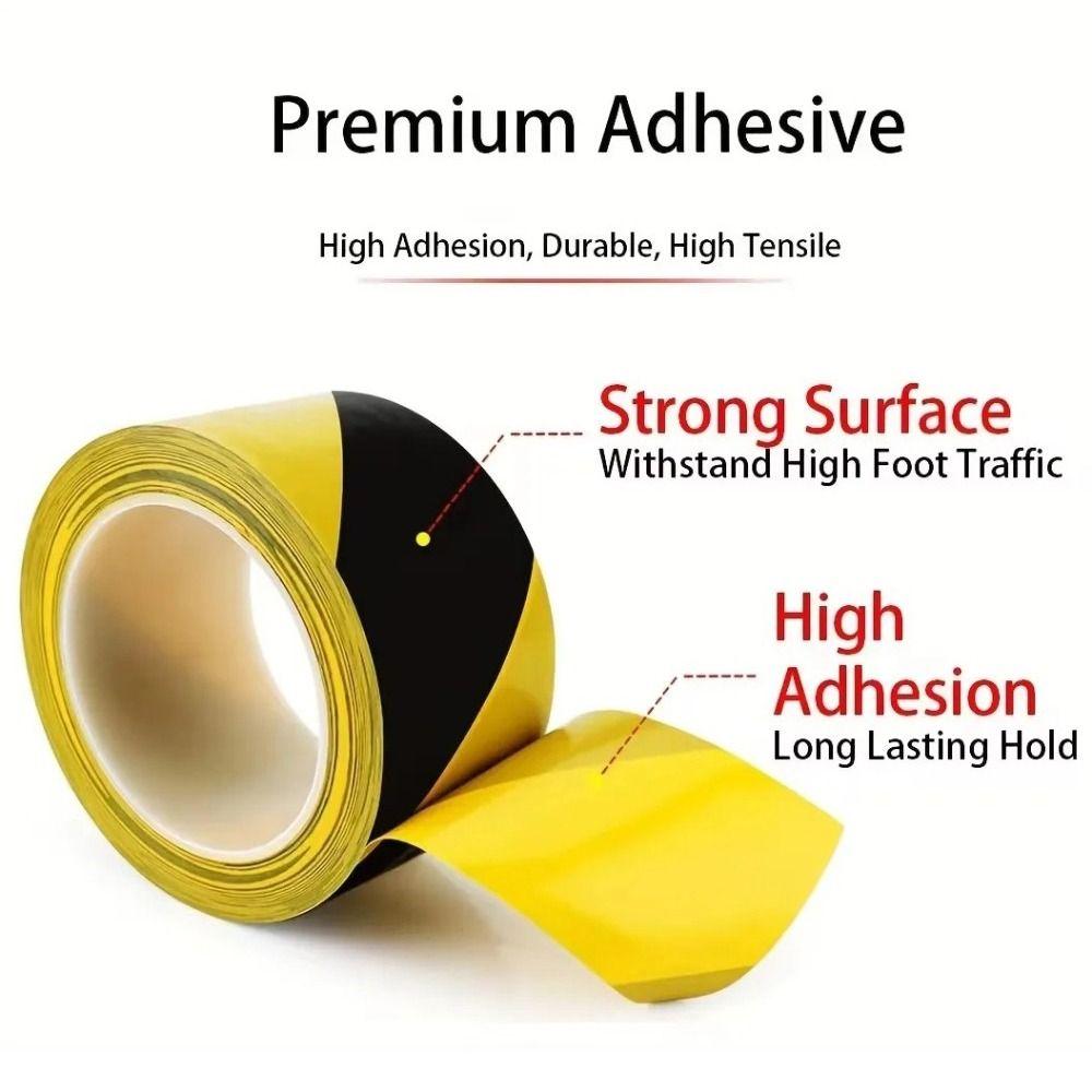 Selbstklebendes Sicherheits-Haftband Anti-Rutsch-Warnaufkleber PVC-Warnband Treppen Boden