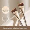 Fishtail Crescent Foundation Brush - Ultra-Thin, Streak-Free, Beginner Friendly, Flat Head for Liquid Foundation and Korean Concealer