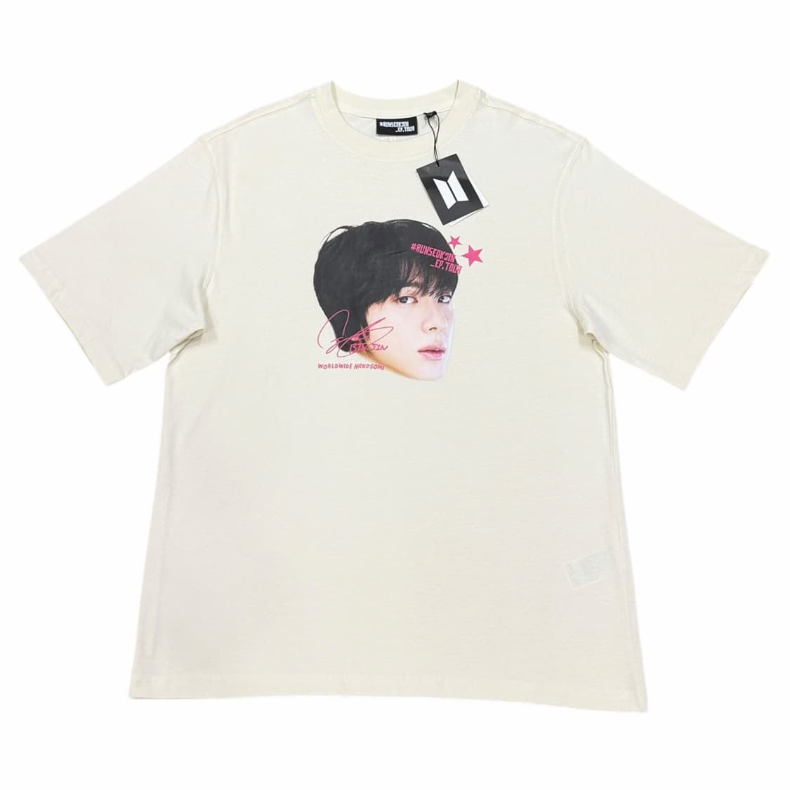 BTS JIN Face Print T-Shirt Official
