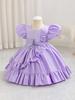 Stylish Princess Dress for Girls - Christmas & Birthday Satin Gown