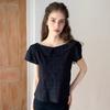 Lilisu Fran Blouse / Black Charcoal