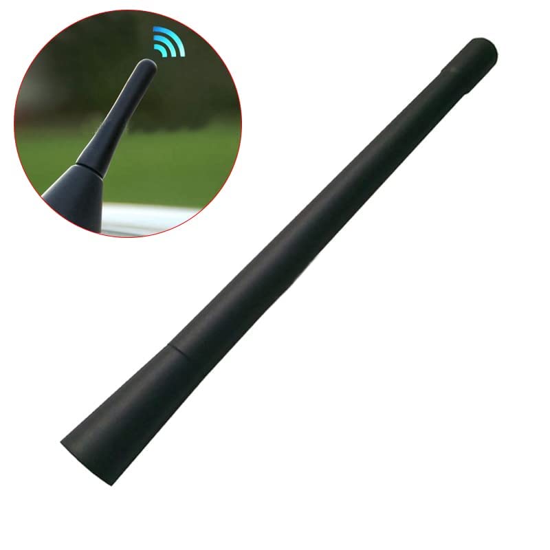 [REYLNXR] Car Antenna, Car Radio, FM/AM High Sensitivity, Universal Model, Car Antenna (Color: Black, Size: 6.9 Inches (17.5 Cm)