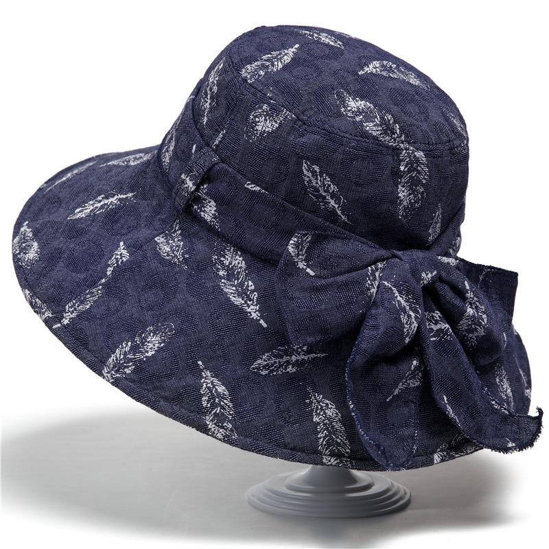 Foldable sun hat women's summer sun hat large brim bucket hat women's summer sun hat UV protection