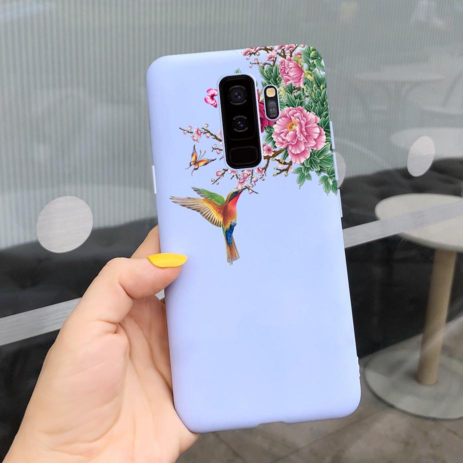 For Samsung Galaxy S9 S9+ Case Cute Fashion Cartoon Girls Cover Silicone Soft TPU Phone Case For Samsung S9 Plus S9+ Fundas Capa