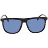 Carrera Blue Rectangular Men S SunglaSSeS 218 S 0d51 Ku 58 Carrera 218 S 0d51 Ku 58