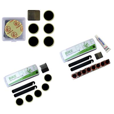 Bicycle Bike Cycle Inner Tube Tyre Puncture Repair Portable Tool Kit with Non Rubber Tire Patch, Portable Storage Box