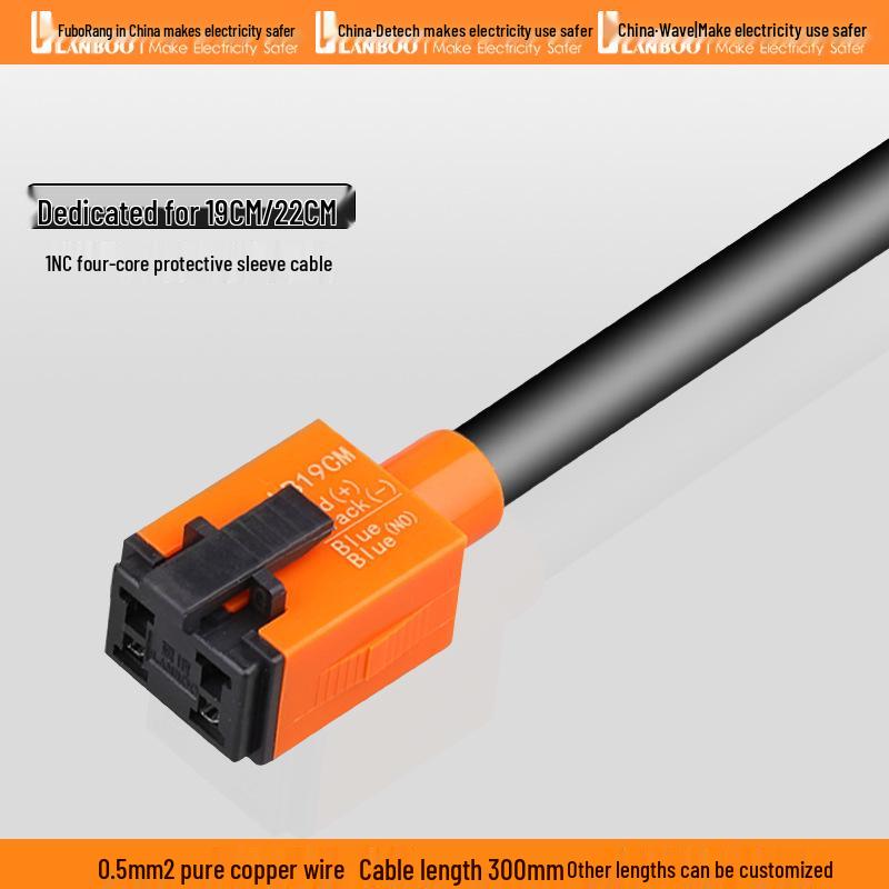 Blue Wave Spot High-End 19mm/22mm Stainless Steel Waterproof Touch Switch with Two-Color Light (12V/24V).