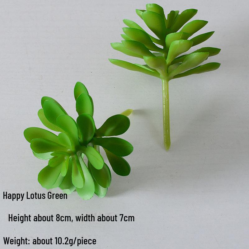 Mini Flocking Artificial Succulent Bonsai for DIY Wall Decor