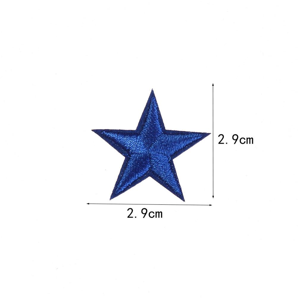 Repair Clothing Patch 10 Pcs Little Star Embroidered Iron On Patches Sew On Fabric Applique DIY Clothes Decoration