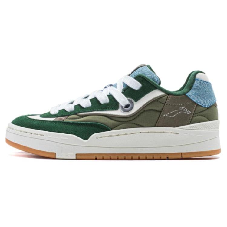 

Li Ning GOS 2000 Slip Resistant Abrasion Resistant Low top Skateboard Shoes Men s Green AEPU005-1 39.5