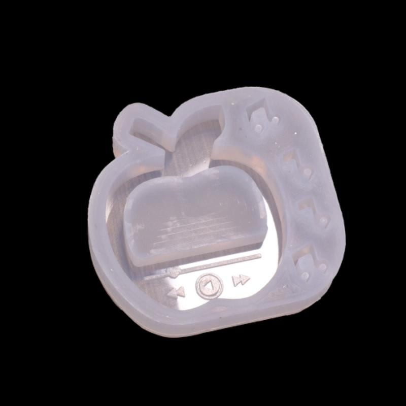 Epoxidové tekuté písky Silikonové formy Tvar přehrávače médií Přívěsek Forma Pryskyřice Forma na přívěsek Ruční výroba