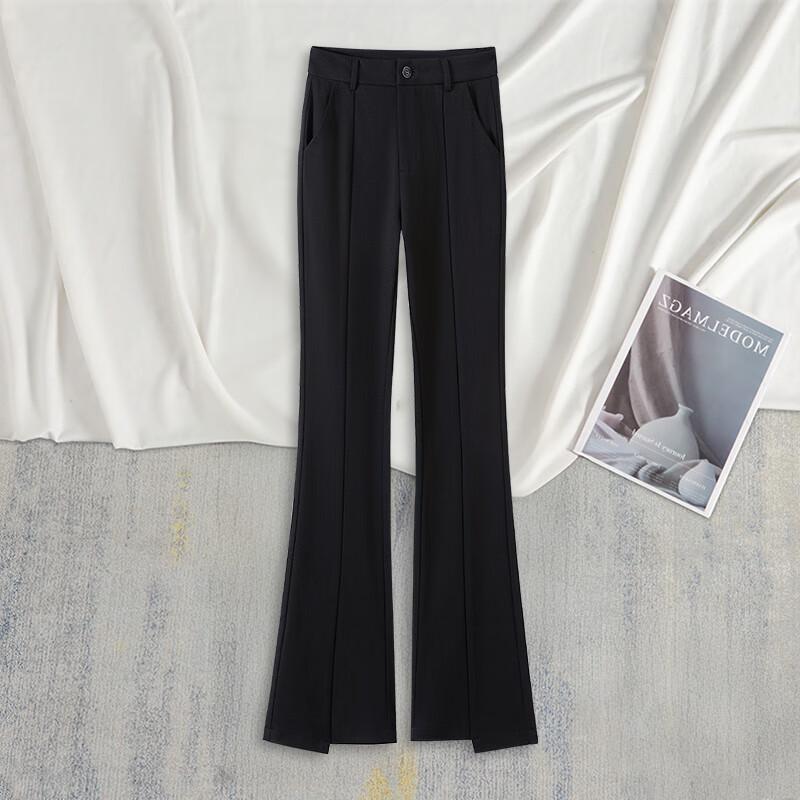 

Women s High-Waist Slim-Fit Commuter Flare Pants M