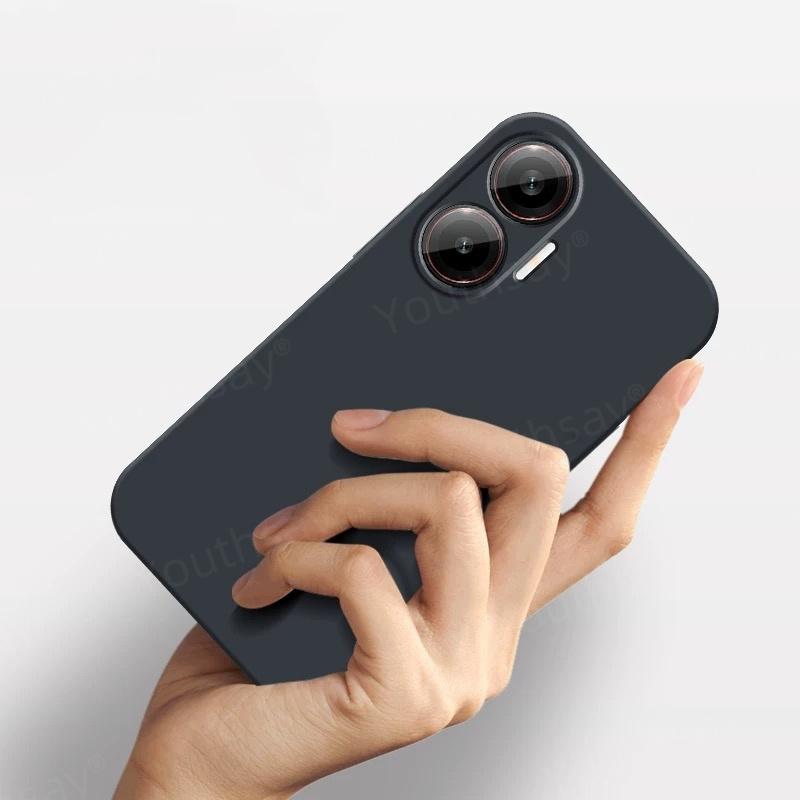 For Poco F7 Case Xiaomi Poco F7 Cover Funda Coque Soft Original Liquid Silicone TPU Camera Protector Phone Bumper Poco F7