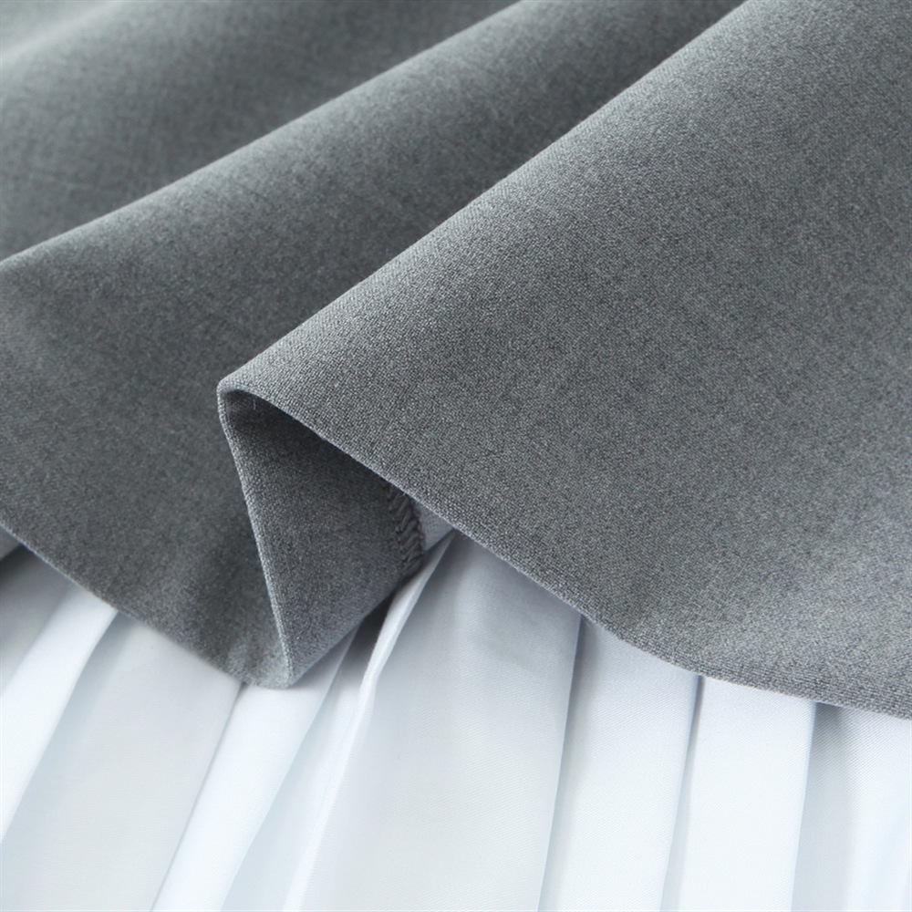 2025 Spring Women's Slim Fit Poplin Patchwork Sleeveless Dress