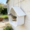 with Feeding Bowl Hanging Bird Feeder Plastic Wild Bird Habitat Bird Food Dispenser  Backyard