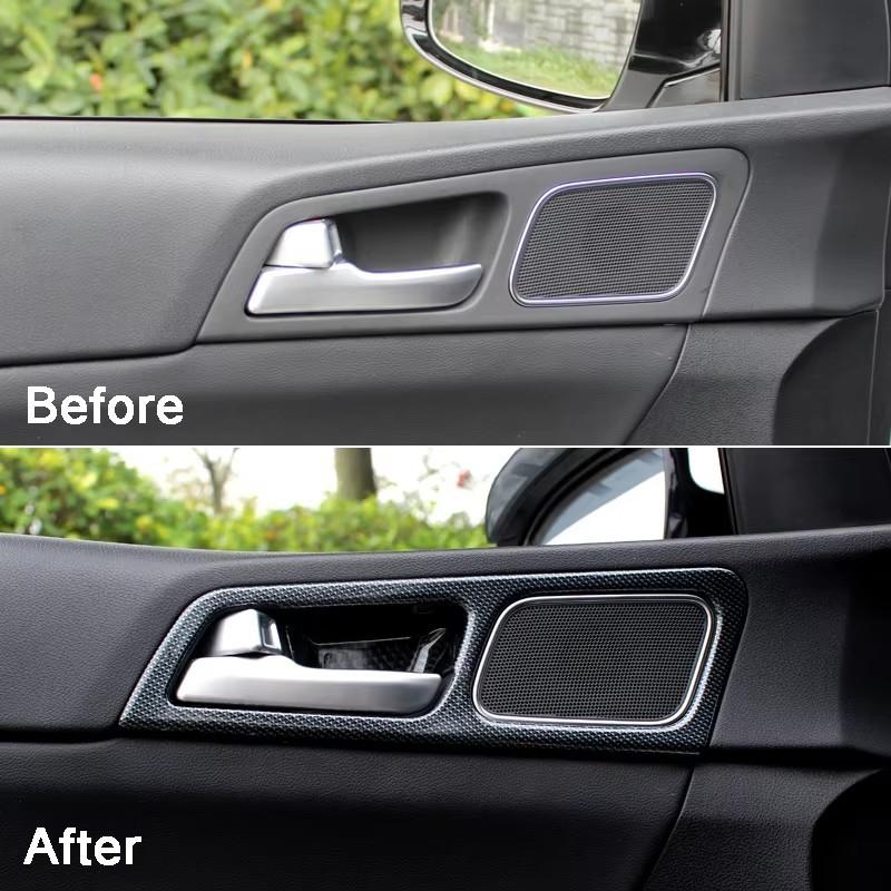 Per Kia Sportage 4 QL 2016 2017 2018 2019 2020 2021 ABS Telaio Copertura Scodella Maniglia Interna Porta Auto Adesivi Finitura Custodia Accessori