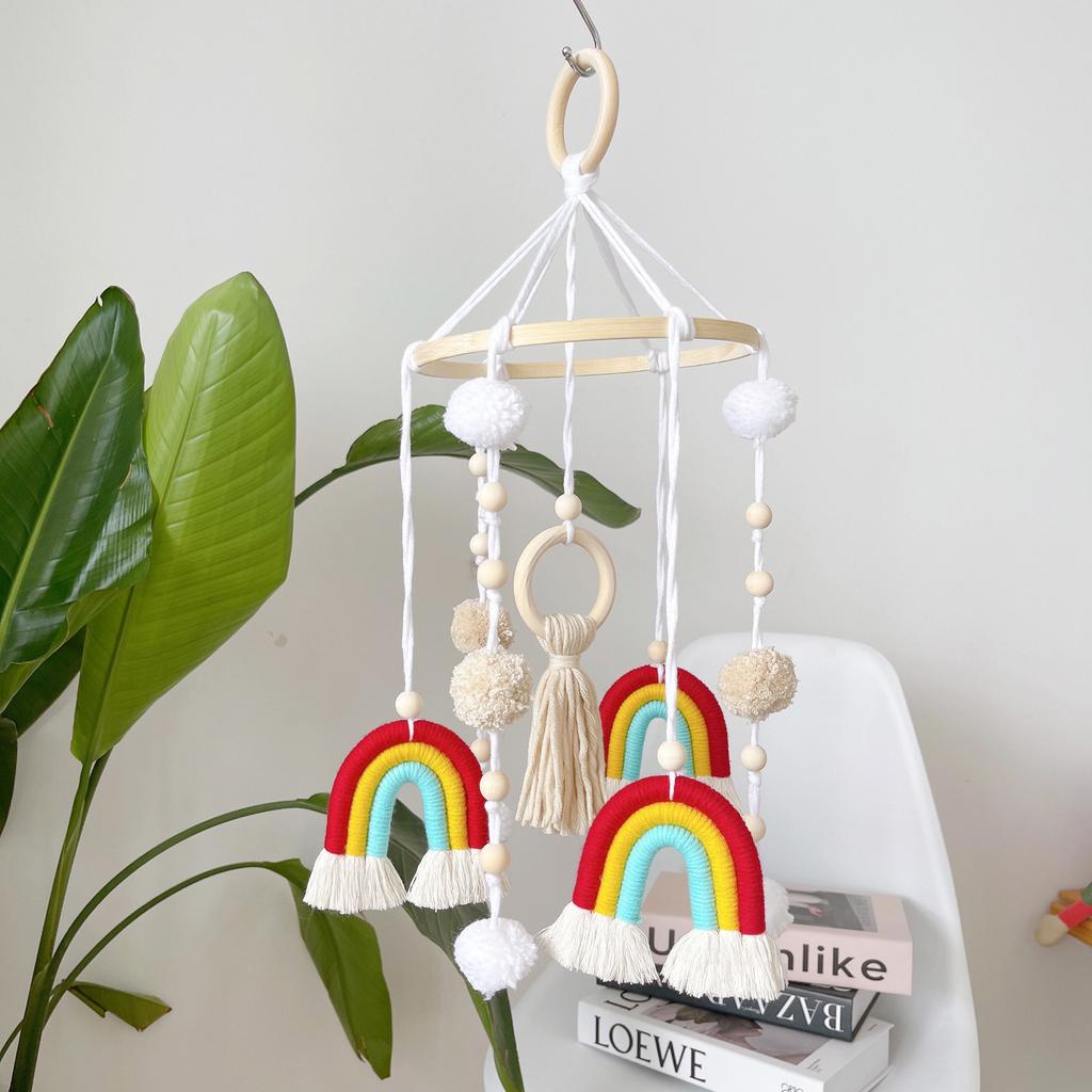 Children's Room Air Balance Pendant Rainbow Starry Sky Wall Hanging Decoration Homestay Indoor Living Room Creative Pendant