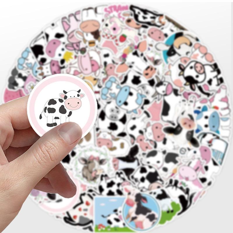 50Pc Cute Dudu Cow Stickers Skateboard Stickers Extreme Sports Stickers Trolley Case Guitar Mug Notebook Trend Stickers