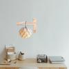 Folding Wall Mount Wood Lamp Holder Adjustable Decorative Sconce Bracket Wall Mounted Wooden Light Fixture Bracket Natural Wood