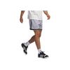 Adidas Logo Striped Print Lace-Up Plain Knit Sports Shorts Unisex Shorts Honor-Gray IY7386