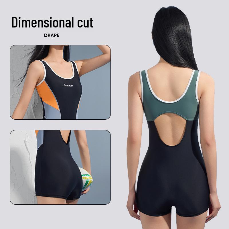 26 New Nylon Quick-Dry Adult Swimsuit: Sporty, Tummy-Control, Slimming Two-Piece Set