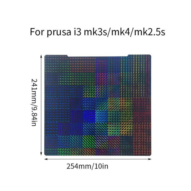 Spring Steel Printing Bed For I3 Mk3s/mk4/mk2.5s 3D Printers Build Plate Double Side Printing 254X241mm Size