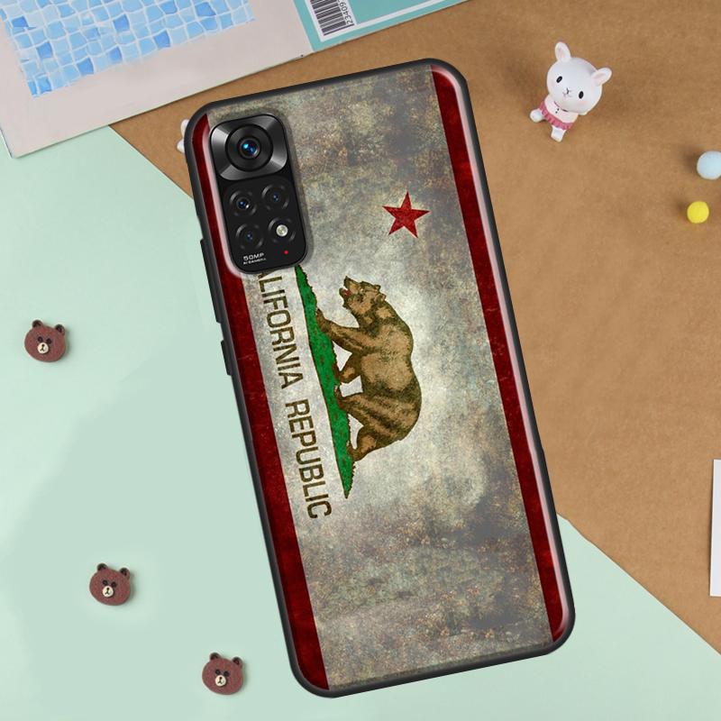 Los Angeles California Phone Case For Xiaomi Redmi Note 12 8 9 10 11 Pro 8T 9S 10S 11S 12S 10A 9C 10C 12C Cover