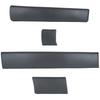 Set 4 Piese Ornament Ușă Dreaptă și Bandou Lateral pentru Renault Trafic II Long 2001-2013 (Vivaro/Primastar) Cleme gri incluse
