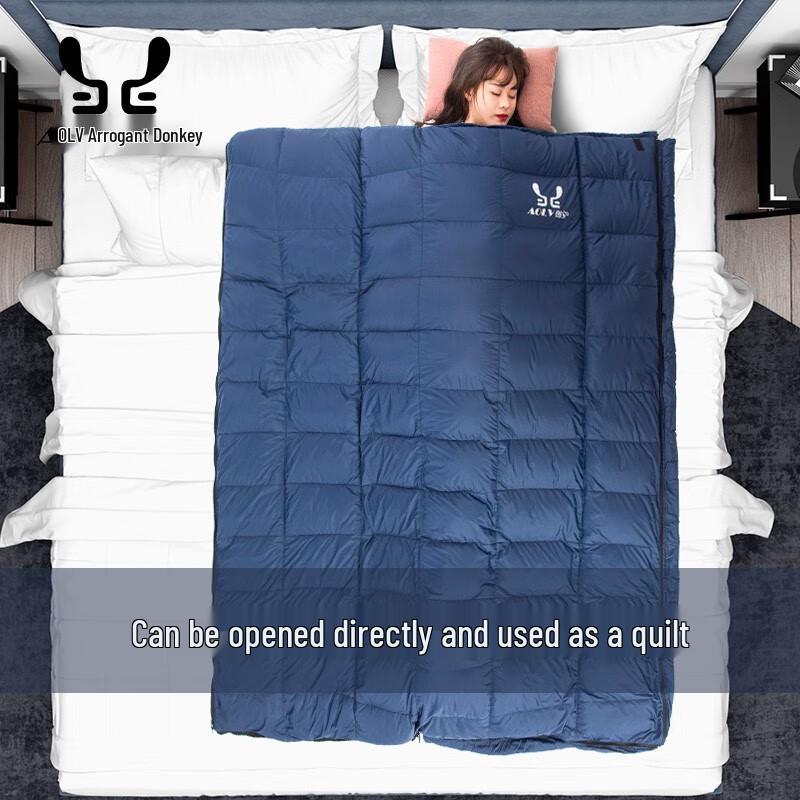 AOLV Extreme Cold Outdoor Goose Down Sleeping Bag