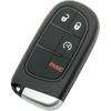 Replacement Key Fob Cover Case fit for 2013-2018 Dodge Ram 1500 2500 3500 Laramie Outdoorsman SLT SXT Pickup Truck Proximity Smart Keyless Entry
