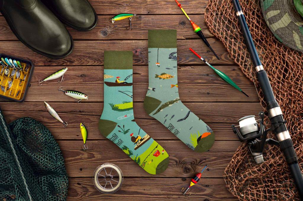 Fishing - Colorful Socks