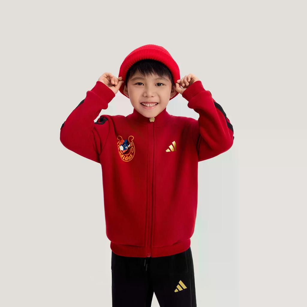 Adidas Casual Sports Set Loose Knit Long Sleeve Men Tops KV6978