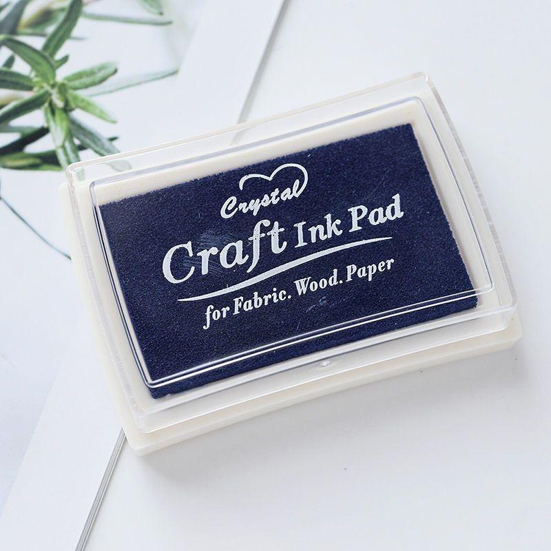 Colored Ink Pad for DIY Rubber Stamps, Children's Finger Painting, Calligraphy, and Journals