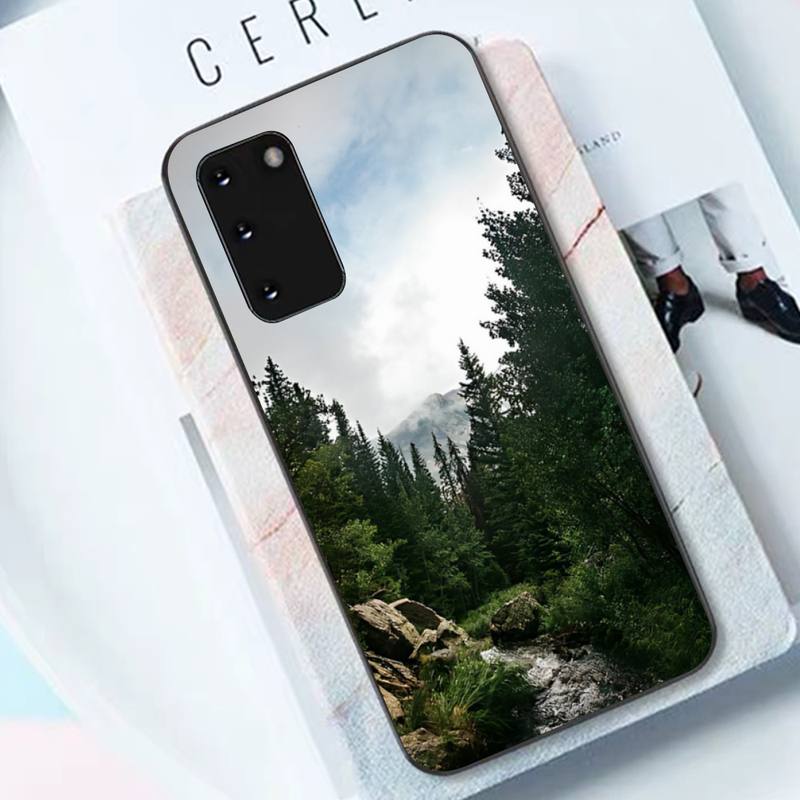 Mountain Forest Phone Case for Samsung S10 21 20 9 8 Plus Lite S20 UlTRA 7edge