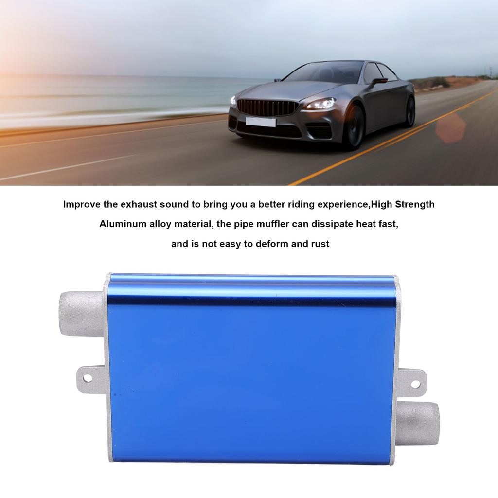 24mm Parking Heater Exhaust Pipe Muffler Aluminum Alloy Straight Heater Silencer for Eberspacher Airtronic D2 D4 D4S
