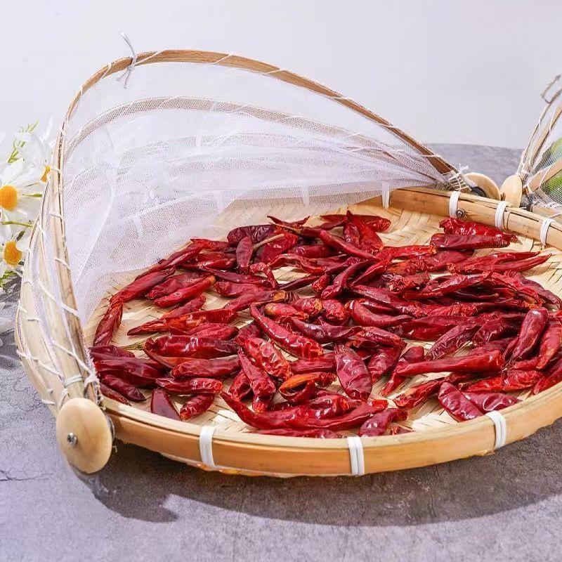 Insect-Proof Bamboo Mesh Basket for Winnowing, Sifting, and Food Drying