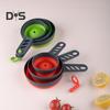 3Pcs Wear-resistant Jam Funnel Large Mouth Durable Folding Food Liquid Spice Oil Funnel