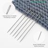 25Pcs Big Hole Sewing Needle Large Long Steel Needle Home Hand Sewing Tools Sewing Needles Set For Needlework Patches Embroidery